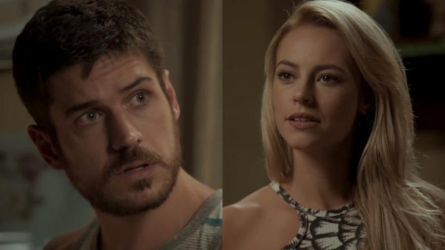 Zeca (Marco Pigossi) e Jeiza (Paolla Oliveira) de A Força do Querer (Reprodução - TV Globo) - Reprodução / Internet