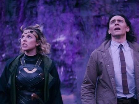 Loki (Tom Hiddleston) e Sylvie (Sophia Di Martino) em episódio da série - Reprodução / Internet