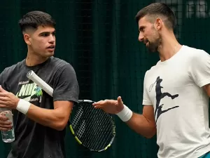 Revanche de ouro entre Djokovic e Alcaraz acontece às 9h