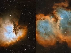 Nebulosas do Pacman e da Alma nas Imagens Astronômicas da Semana