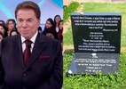 Lápide de Silvio Santos tem erro crasso em mensagem criada pelas filhas - REPRODUÇÃO/SBT