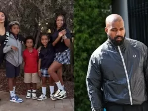 Fonte surpreende ao detalhar atual relação de Kanye West com os filhos: “Kim Kardashian é praticamente mãe solo”