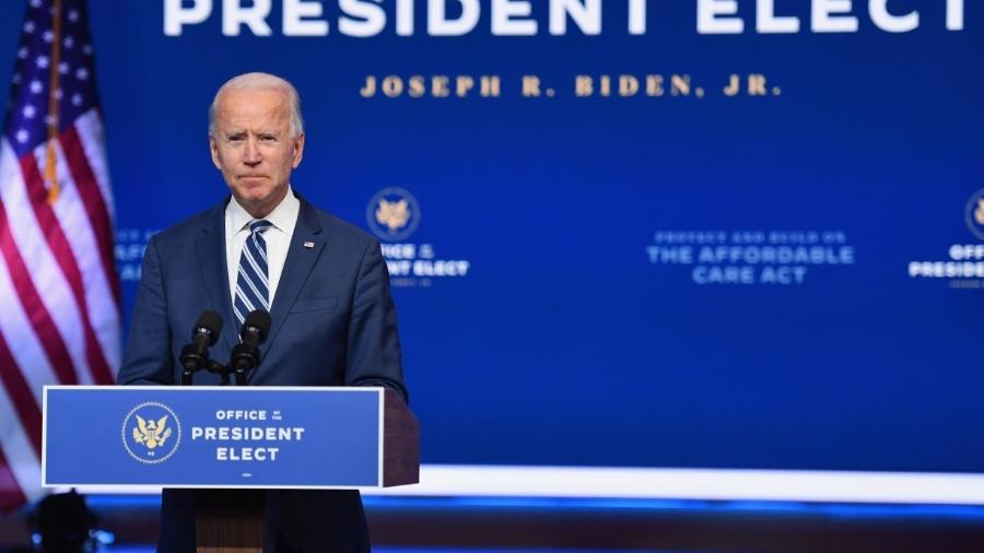 Biden anuncia o retorno dos EUA ao cenário mundial e apresenta gabinete -                                 JOE RAEDLE/GETTY IMAGES VIA AFP                            