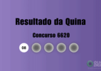 Quina 6620: veja resultado de hoje, terça-feira (31) - Reprodução