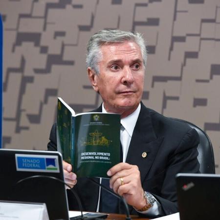 Fernando Collor em comissão do Senado. Foto: Jefferson Rudy/Agência Senado