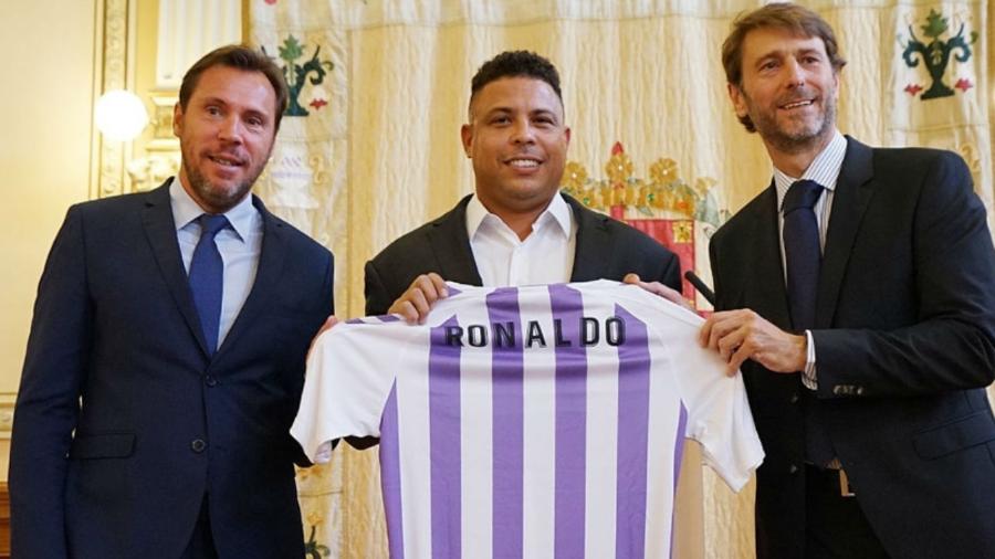 Ronaldo é apresentado como acionista majoritário do Real Valladolid - Divulgação