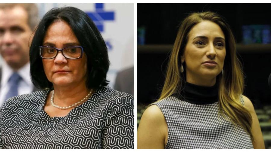 Damares e Flávia: ex-ministras de Bolsonaro travam dura batalha pela vaga no Senado - Damares e Flávia: ex-ministras de Bolsonaro travam dura batalha pela vaga no Senado