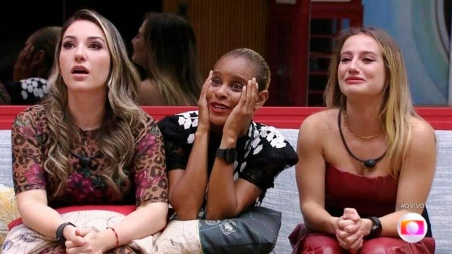 Amanda, Aline Wirley e Bruna Griphao foram as finalistas do BBB 23 - Reprodução/TV Globo