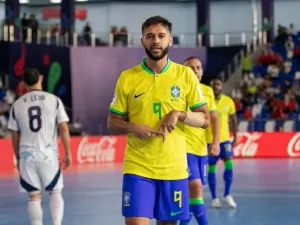 Brasil vence a Costa Rica e está nas quartas da Copa do Mundo de Futsal