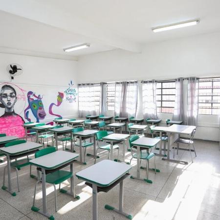 Sala de aula em São Paulo. Foto: Marcelo S. Camargo/Governo do Estado de SP