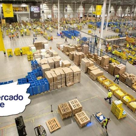 Centro de logística do Mercado Livre