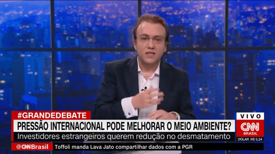 Marcelo Feller em O Grande Debate (Reprodução / YouTube) - Reprodução / Internet