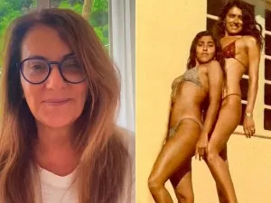 Patricya Travassos mostra foto de biquíni com Regina Casé: "Século passado"