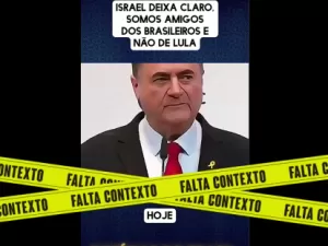 É antiga publicação de ministro de Israel com crítica ao Lula