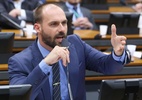 Michelle e Eduardo Bolsonaro formaram "ala mais radical" pelo golpe, disse Cid - Esposa e filho do ex-presidente Jair Bolsonaro foram citados por Mauro Cid como parte do grupo que articulava diretamente por um golpe. Foto: Vinicius Loures / Câmara dos Deputados 