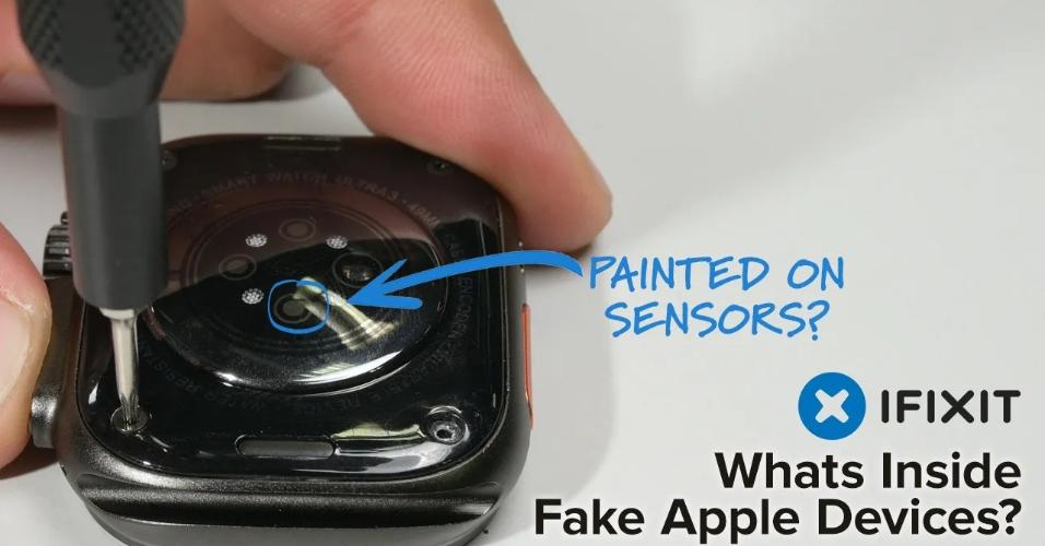 iFixit desmonta dispositivos falsificados da Apple - undefined