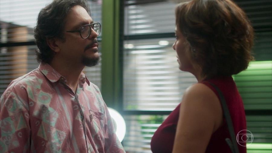 Mario (Lúcio Mario Filho) e Nana (Fabíula Nascimento) em Bom Sucesso (Reprodução/TV Globo). - Mario (Lúcio Mario Filho) e Nana (Fabíula Nascimento) em Bom Sucesso (Reprodução/TV Globo).