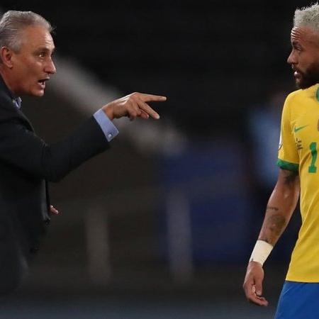 Tite terá pouco tempo com Neymar na véspera da Copa do Mundo de 2022 - Getty Images
