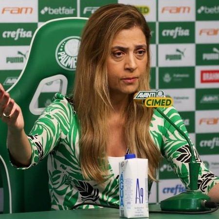 Leila Pereira desabafou sobre polêmica do Palmeiras com a WTorre - Cesar Greco / Palmeiras