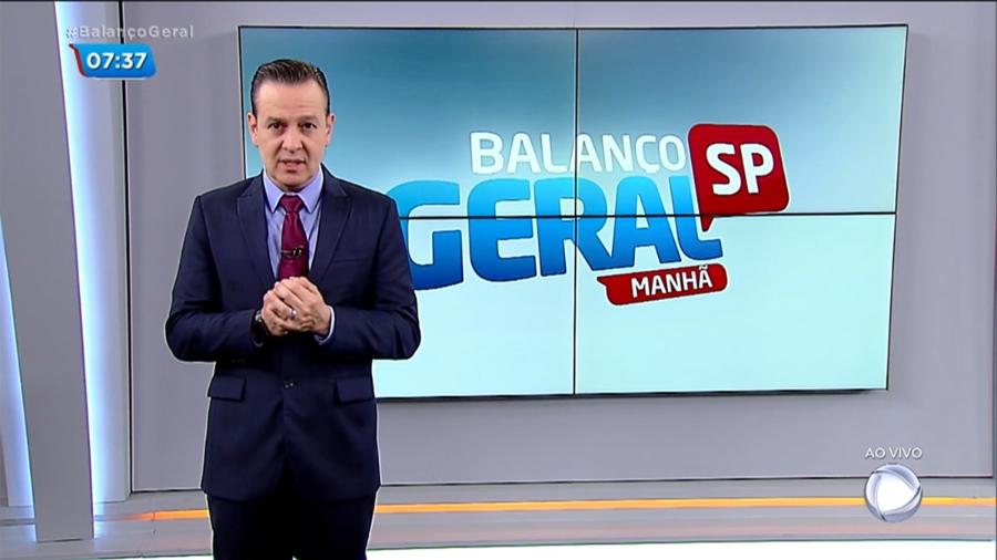Celso Zucatelli no "Balanço Geral Manhã" e agora também no "Fala Brasil"  - Celso Zucatelli no Balanço Geral Manhã (Reprodução/Record TV).