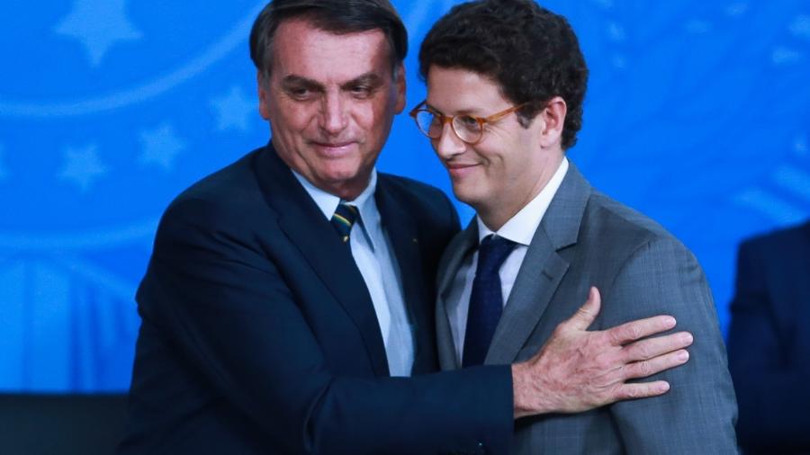 "Ele pediu para sair", disse Bolsonaro sobre a demissão de Ricardo Salles - VALTER CAMPANATO/AGêNCIA BRASIL                            