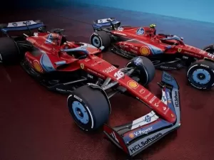 Após confirmar pintura azul, Ferrari mostra carro para o GP de Miami e decepciona fãs