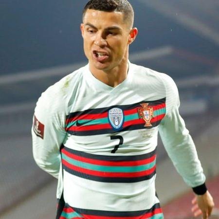Cristiano Ronaldo saiu irritado de campo na partida contra a Sérvia - GettyImages