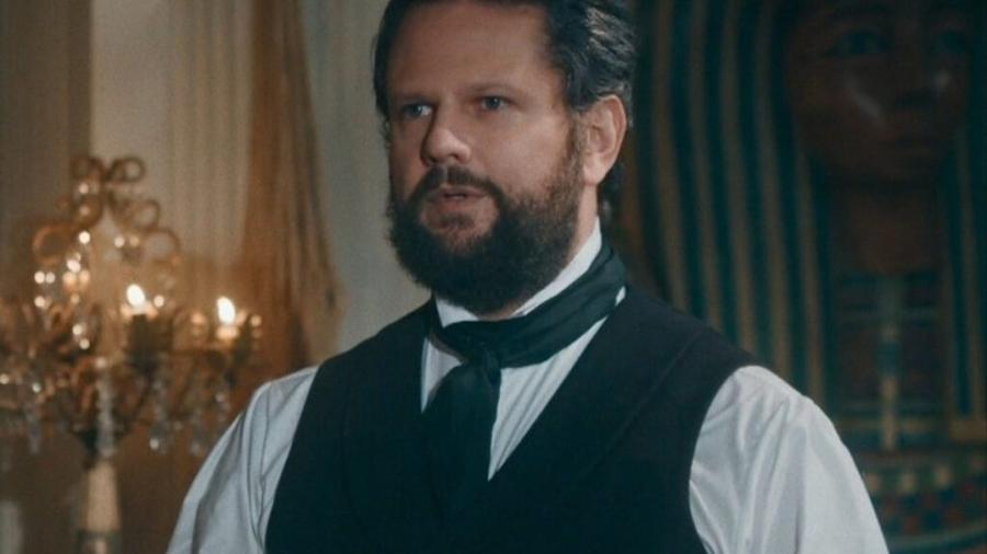 Dom Pedro II (Selton Mello) em Nos Tempos do Imperador (Reprodução/TV Globo). - Reprodução / Internet