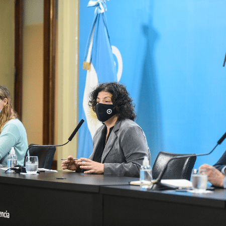 Ministra da saúde falou sobre avanço da pandemia na Argentina - Reprodução/Argentina.gob