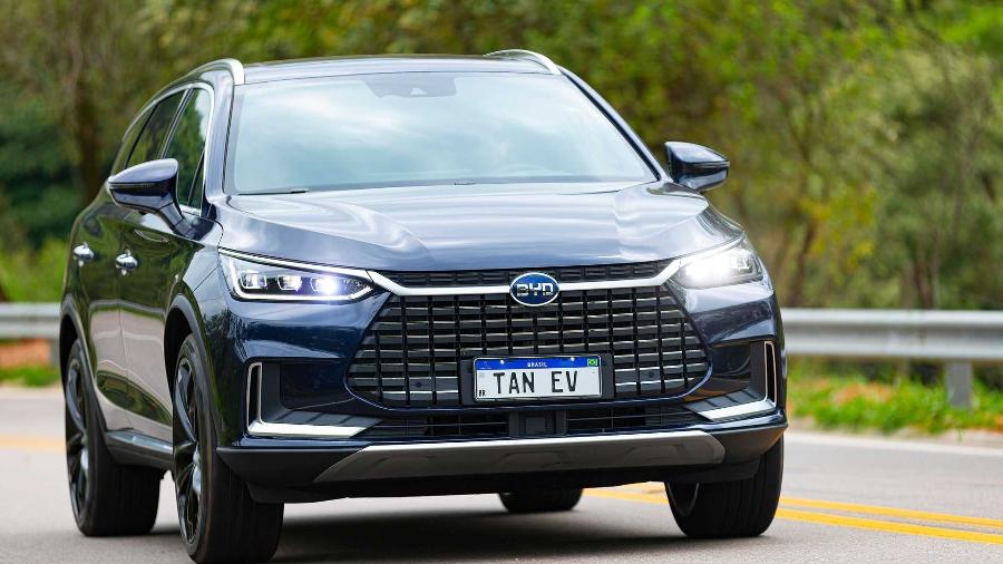 BYD Tan foi o modelo cedido pela marca chinesa para uso da presidência da República