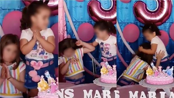 Aniversário da Maria Eduarda: vídeo de confusão entre irmãs viralizou na web