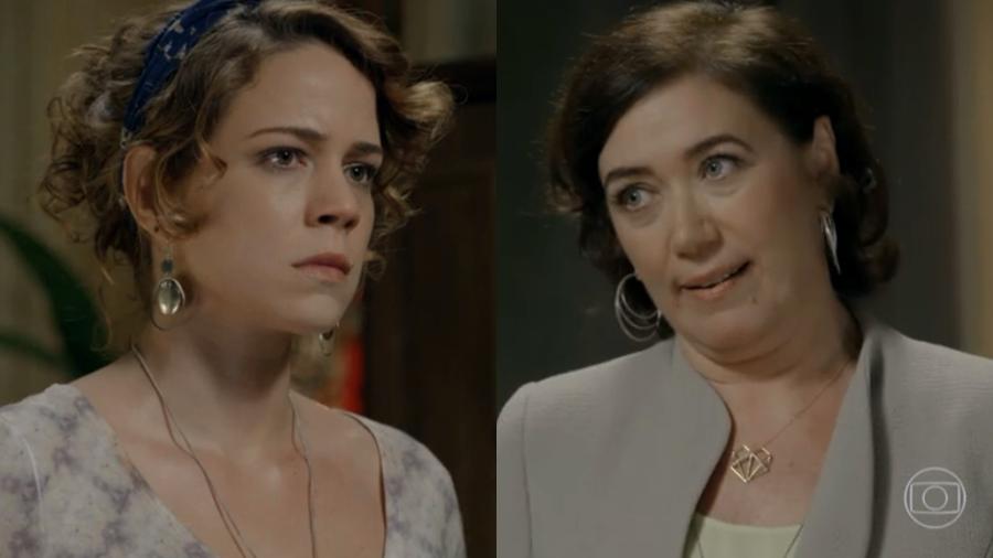 Leandra Leal (Cristina) e Lilia Cabral (Maria Marta) em cena de Império (Reprodução: Globo) - Reprodução / Internet