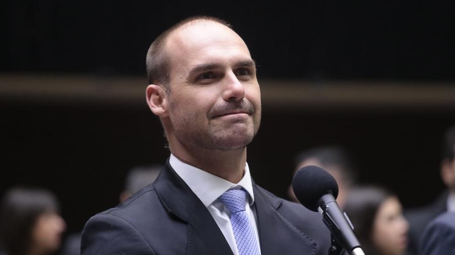 Deputado federal Eduardo Bolsonaro (PL-SP) está de licença nos EUA desde março Deputado federal Eduardo Bolsonaro (PL-SP) está de licença nos EUA desde março