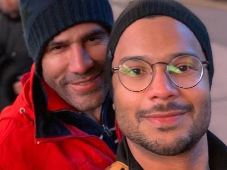 Rodrigo Sant'Anna e o marido Júnior Figueiredo (FOTO: Reprodução/Instagram)