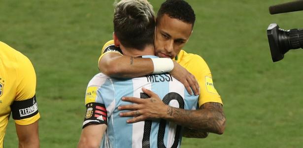 Neymar lamentou não encontrar o amigo Messi como rival nesta terça-feira - false