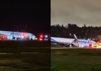 Boeing 767 da Amazon PrimeAir fecha pista de aeroporto após incidente - Redes Sociais