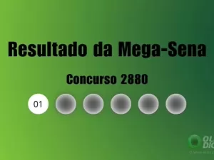 Mega-Sena 2880: veja resultado de hoje, terça-feira (26)