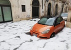 Tempestades de granizo destrói carros na Itália; veja como se proteger - Foto: Twitter | Reprodução