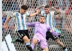 Web enlouquece com falha bizarra e gol marcado pela Argentina - GettyImages