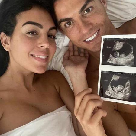 Um dos filhos de Georgina e Cristiano Ronaldo morreu durante o parto, em abril deste ano                        - Reproodução/Instagram