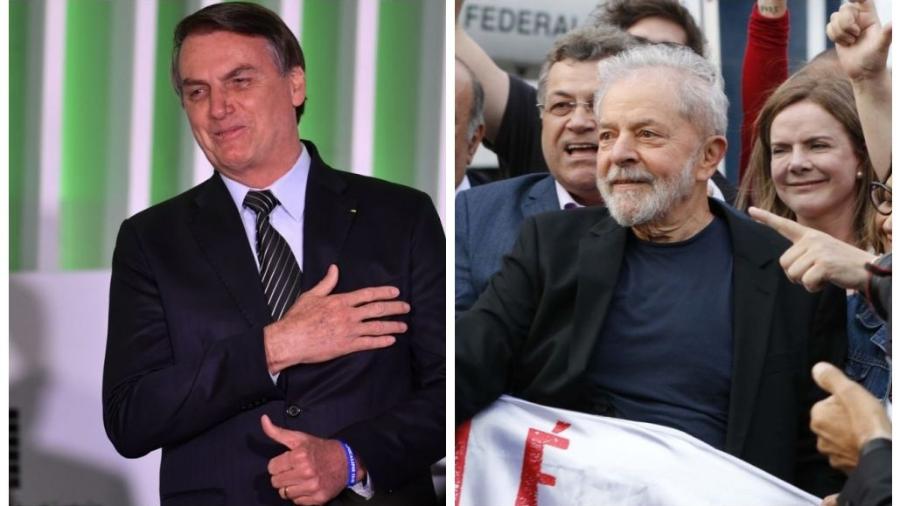 12% dos eleitores dizem não votar nem em Lula nem em Bolsonaro, segundo levantamento do PoderData - Frederico Brasil/FuturaPress e Cassiano Rosário/FuturaPress/Estadão Conteúdo