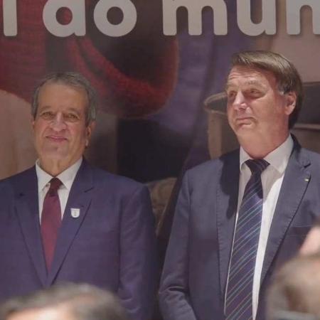                                  Valdemar Costa Neto e Jair Bolsonaro                              -                                 Reprodução/YouTube                            