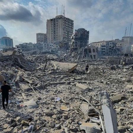 Número de mortes em Gaza supera 30 mil - Reprodução/Facebook Embaixada do Estado da Palestina - Brasília