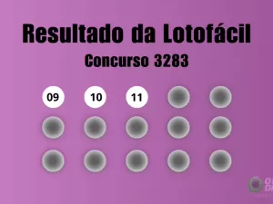 Lotofácil 3283: veja resultado de hoje, quinta-feira (2)