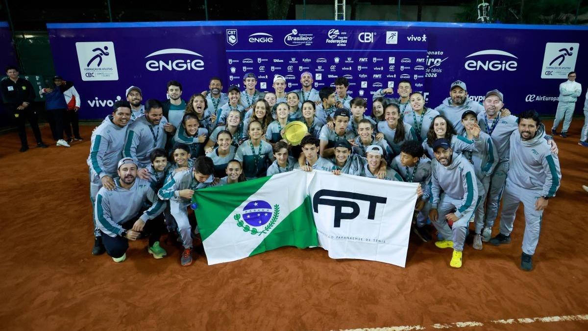 Paraná conquista o título da Copa das Federações de Tênis 2026