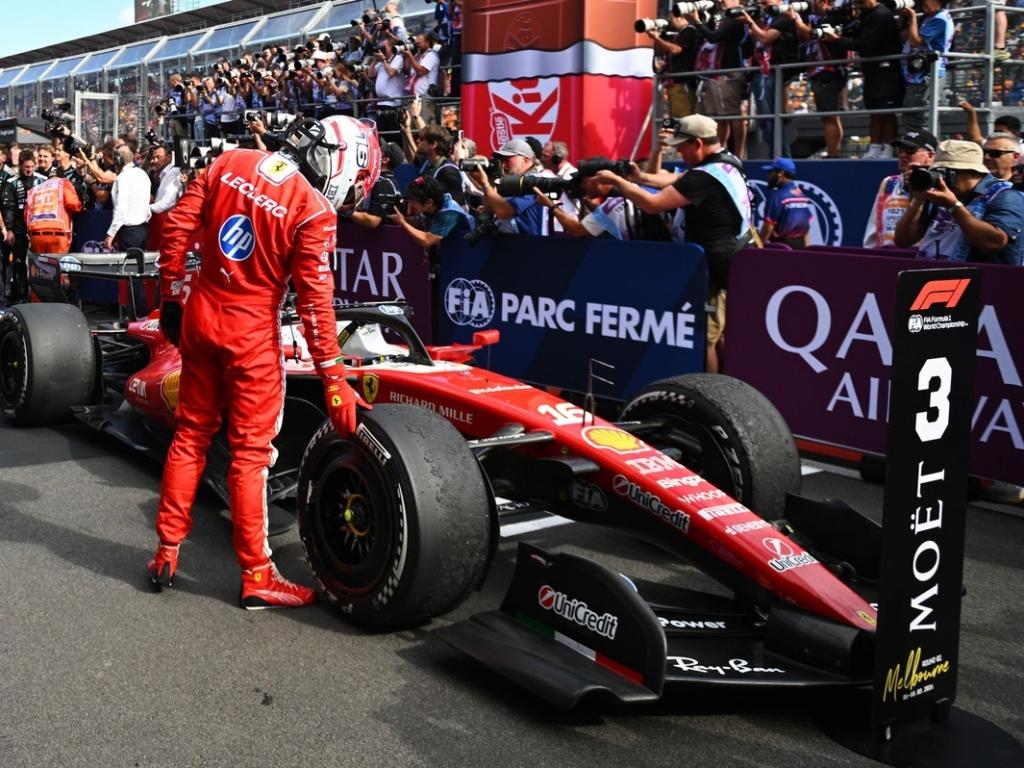 F1: Leclerc defende Ferrari e nega chances de vitória na Austrália - undefined