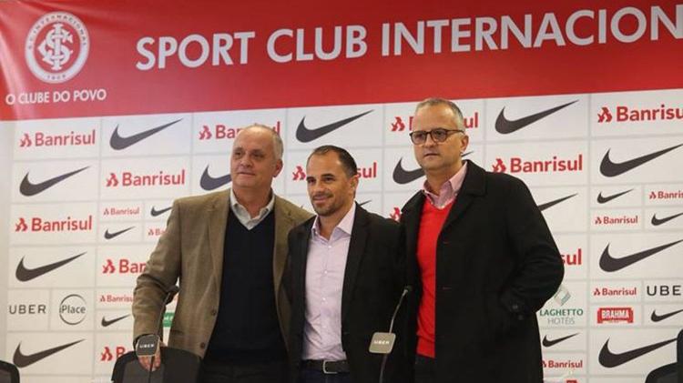 Rodrigo Caetano foi apresentado no Internacional - Divulgação/Internacional - Divulgação/Internacional