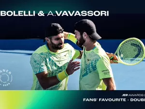 Bolelli e Vavassori formam a dupla favorita dos fãs no prêmio da ATP