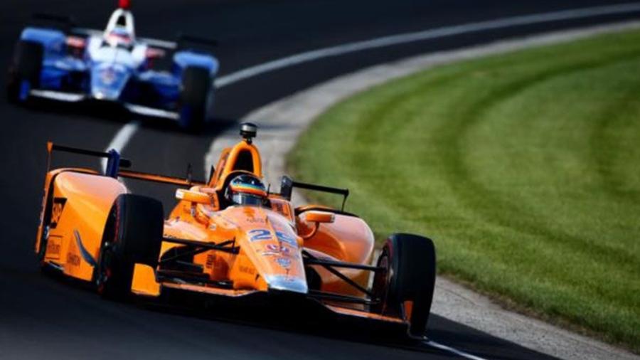Fernando Alonso ficou em quarto lugar nos treinos para as 500 Milhas - Divulgação/Indycar