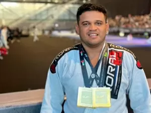 Felipe Bezerra e Luan Alves vencem os absolutos master do South America Jiu-Jitsu